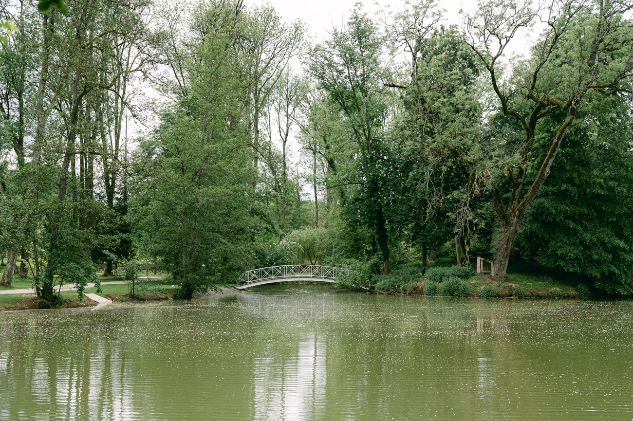 L'étang et son pont